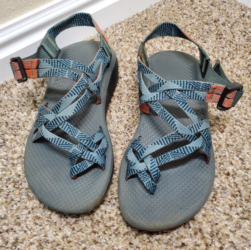 Chaco Womens ZX/2 Classic Sandals Adjustable Strappy Outdoor Hiking Grey Size 8